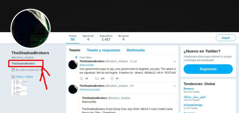 The Shadow Brokers & El Hackeo al Banco de Chile